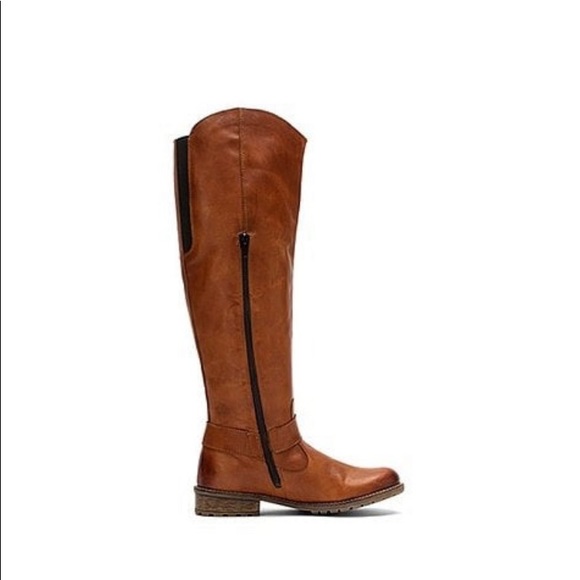 Remonte Dorndorf- Ladies- tan leather long legged riding boots - Picture 6 of 7